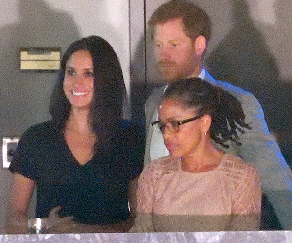 London bound: Meghan and mum Doria will move to be with Prince Harry