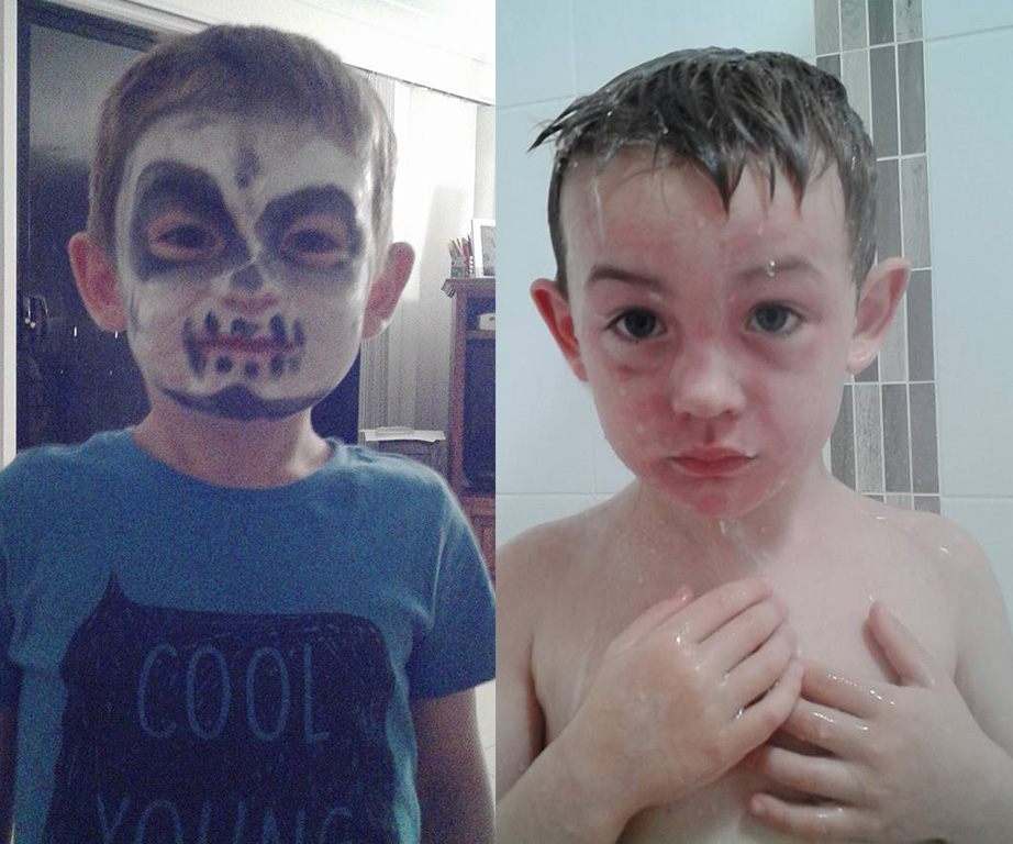 Horrified mum claims her child’s face was ‘severely burnt’ from Woolworths Halloween face paint