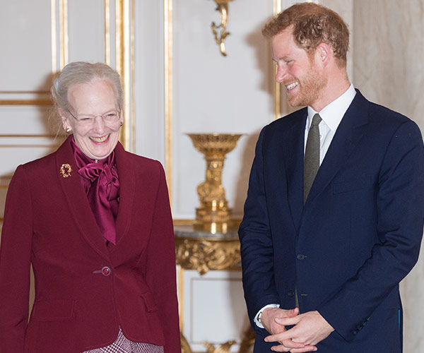 Prince Harry and Queen Margrethe