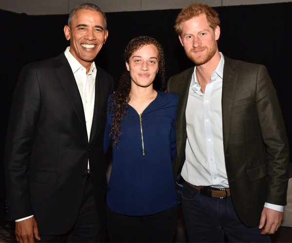 Prince Harry, Obama and Chantelle Stefanovic