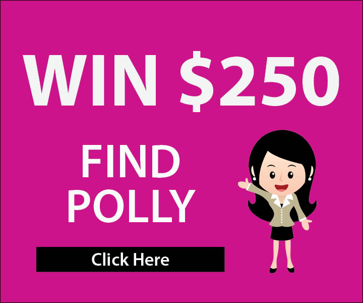 Find Polly Puzzler to win $250!