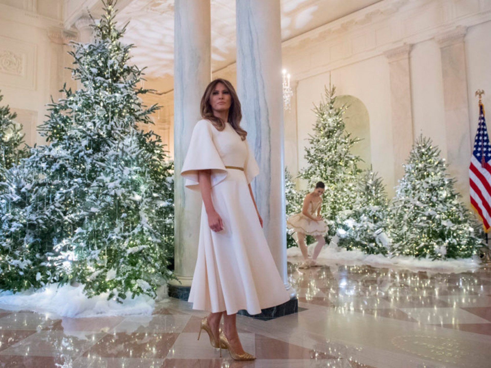 The first Trump White House Christmas is a next level festive display