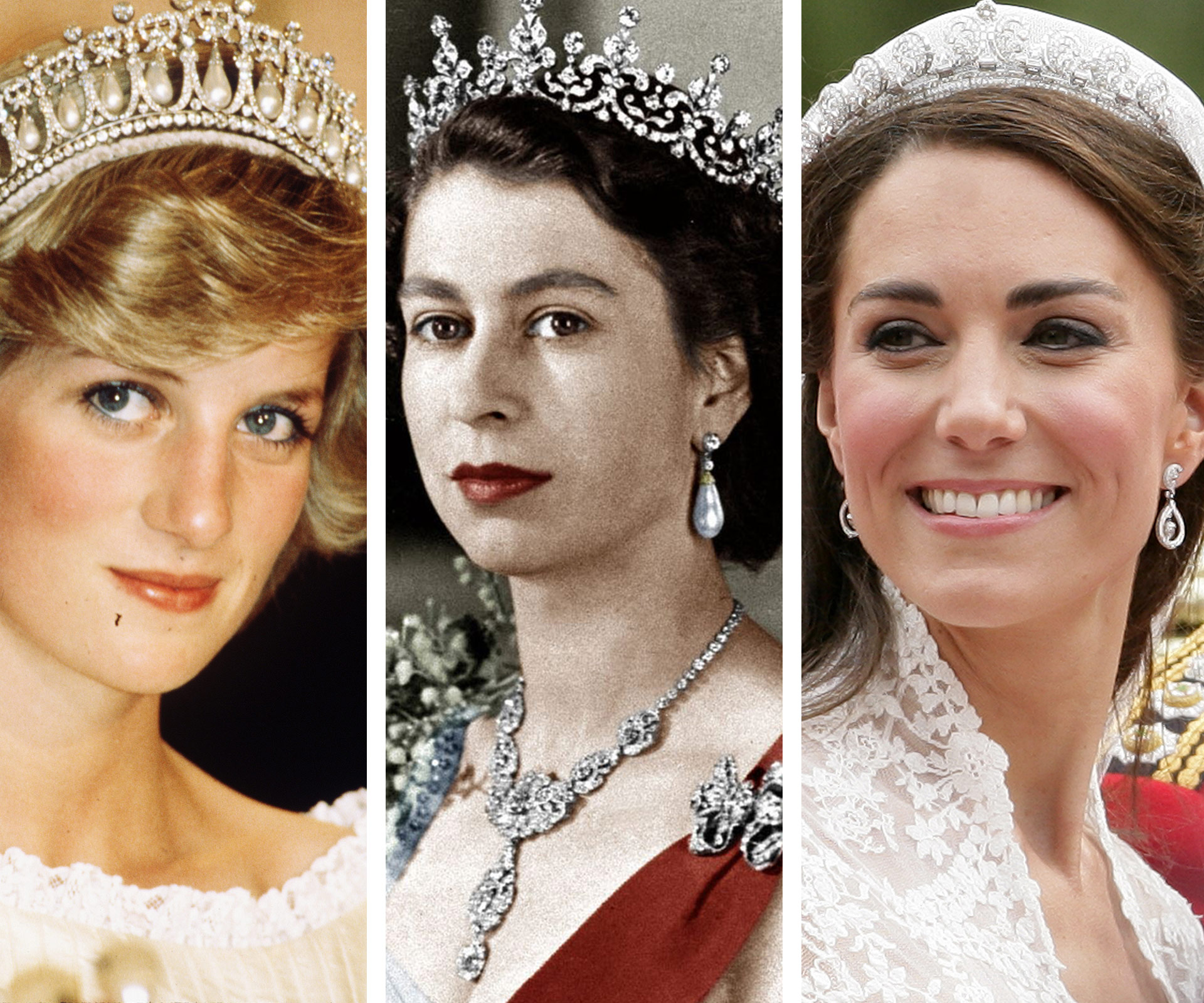 Royal jewellery: Princess Diana, Queen Elizabeth II, Duchess Catherine