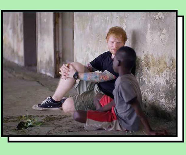 Ed Sheeran video in Liberia has been nominated as one of the most offensive adverts of 2017