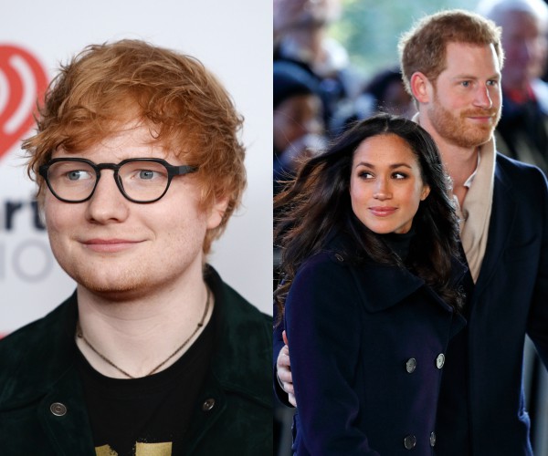 Ed Sheeran,  Prince Harry, Meghan Markle