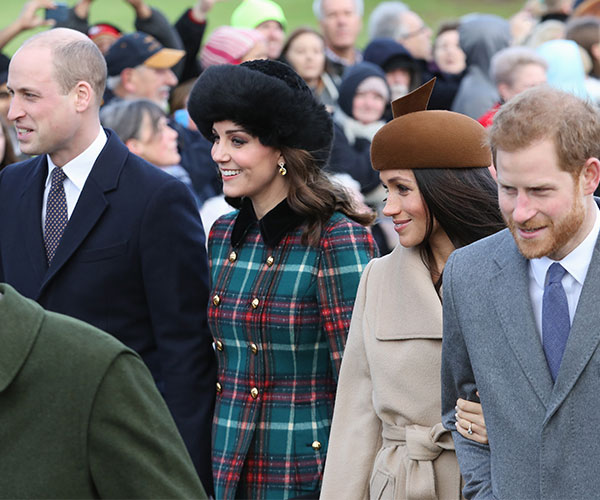 Christmas dreams! Duchess Kate and Meghan Markle pictured together for the first time
