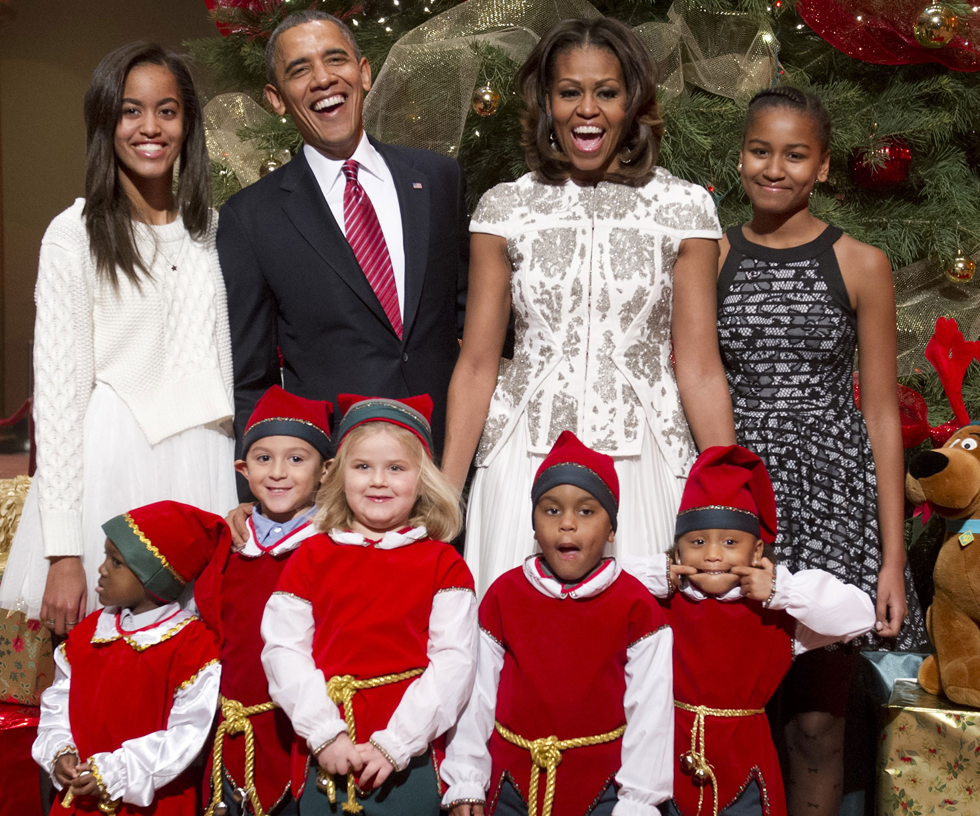 Obamas Christmas card 2017