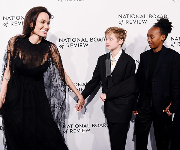 Angelina Jolie, Shiloh Jolie-Pitt, Zahara Jolie-Pitt