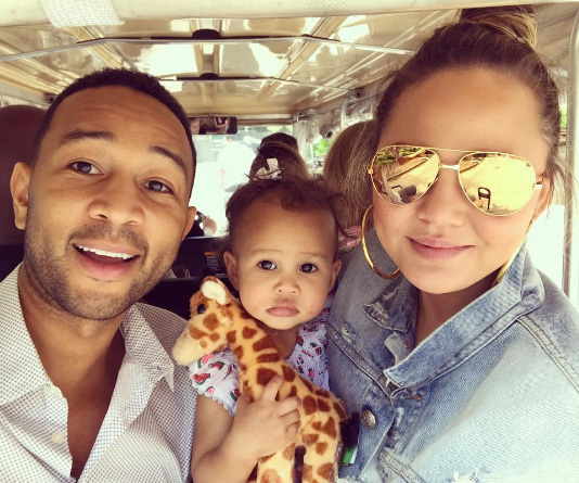 Chrissy Teigen has been mummy-shamed over photo with daughter Luna (once again)