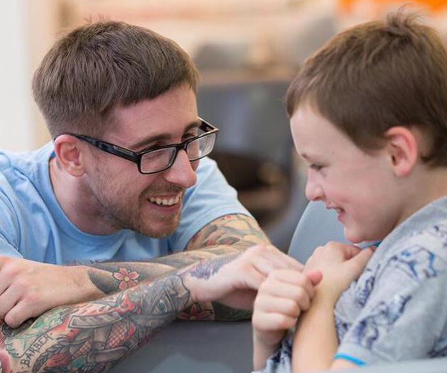 The barber cutting autistic kids' hair is our kind of hero