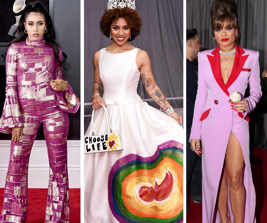 The most outrageous outfits on the 60th Annual Grammy Awards red carpet