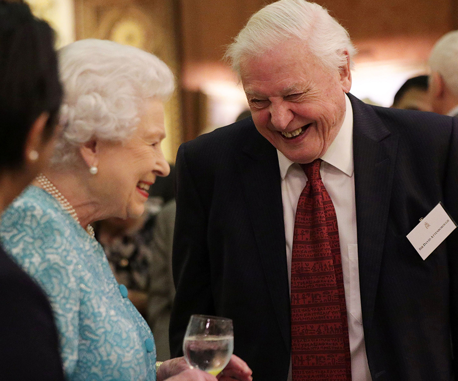 The Queen and Sir David Attenborough have teamed up to save the world