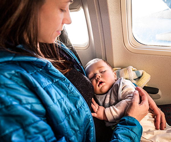 how to stop baby crying long haul flight