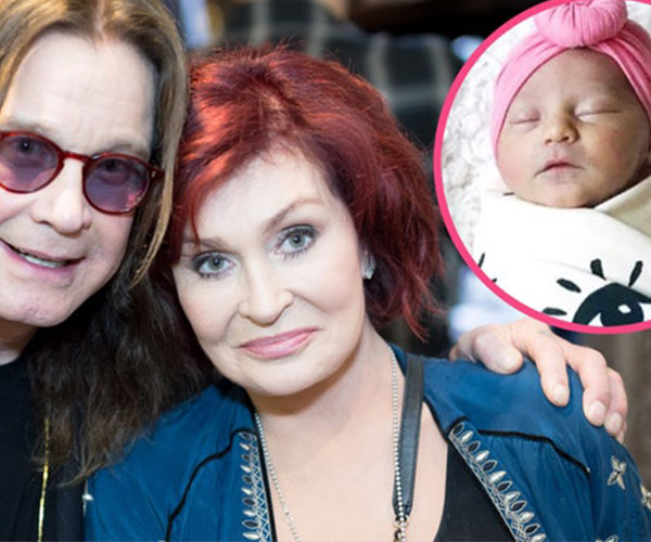 Check out the super adorable first pics of Ozzy and Sharon Osbourne’s baby granddaughter