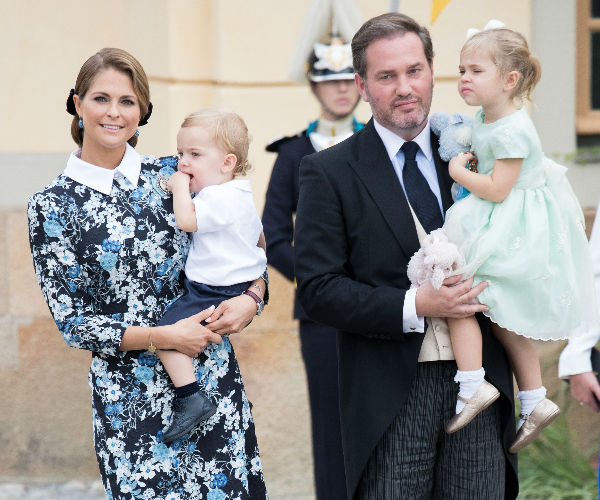 Princess Madeleine, Chris O'Neill, Princess Leonore, Prince Nicolas