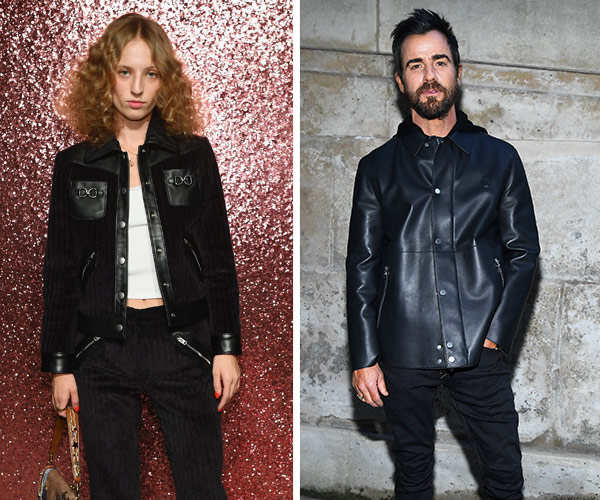Justin Theroux and Petra Collins