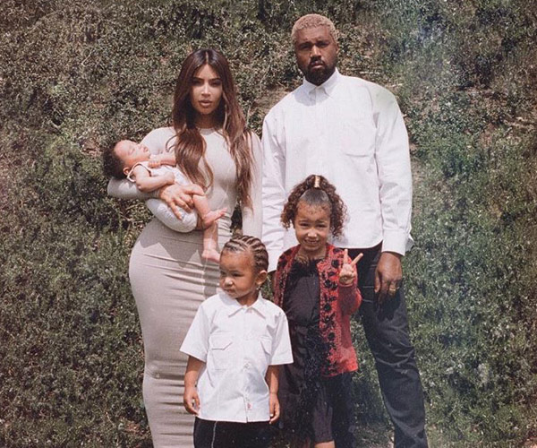 Kardashian West family photo