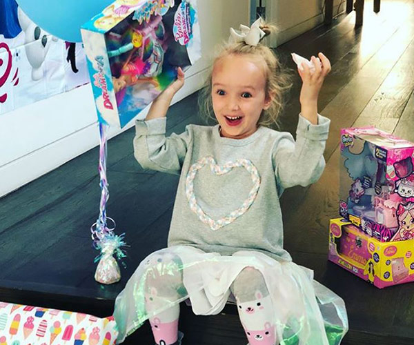 FiFi Box’s daughter Trixie Belle has turned five and these pics of her smiling face will light up your week