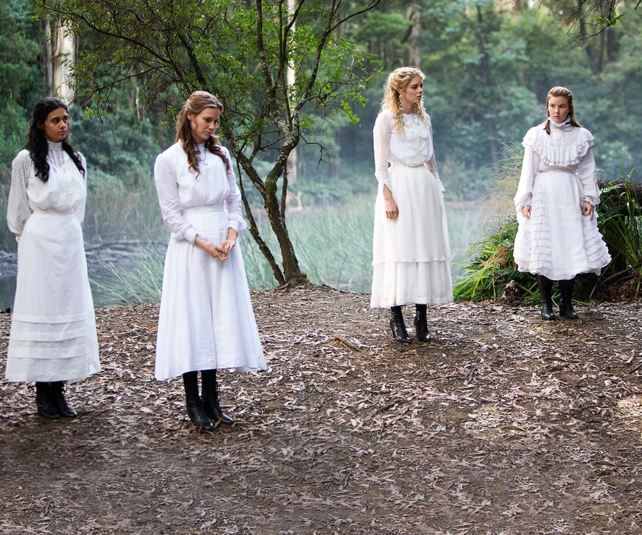 The cast of Picnic at Hanging Rock