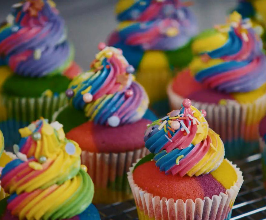 How to make The Australian Women’s Weekly Barbie rainbow cupcakes