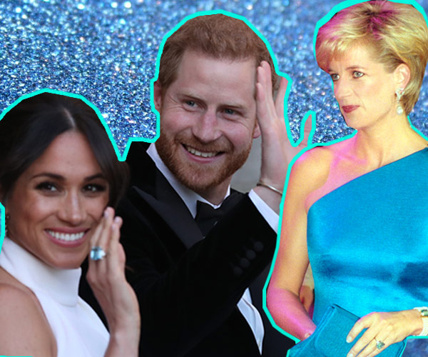 Meghan Markle wears Princess Diana’s Aquamarine ring for her second wedding reception with Prince Harry