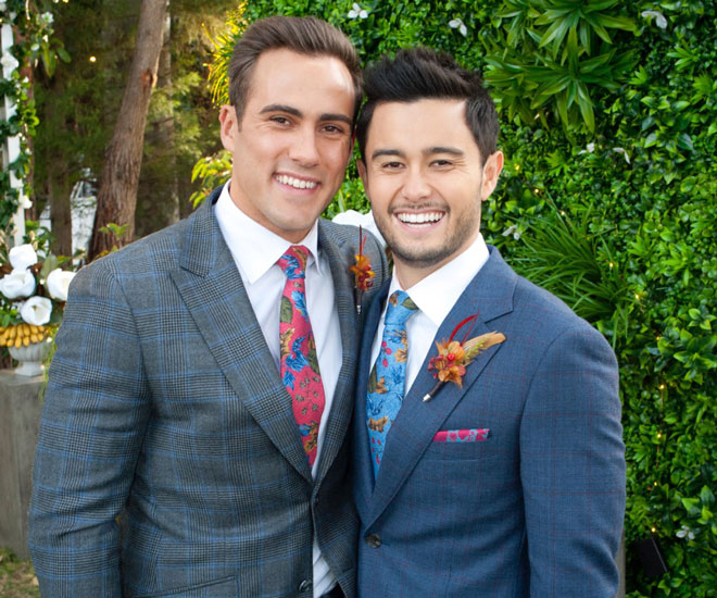 Neighbours makes history! The soap films Australian television’s first same-sex wedding