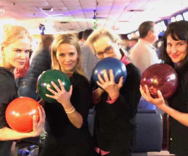 The Big Little Lies cast go bowling: It’s a strike with Nicole Kidman, Meryl Streep, Reese Witherspoon and Shailene Woodley