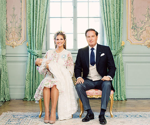 Princess Adrienne of Sweden’s christening official photos: A look inside the Palace walls