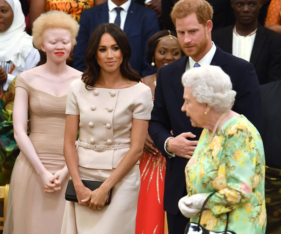 Hands off! Prince Harry and Meghan Markle won’t hold hands in front of the Queen