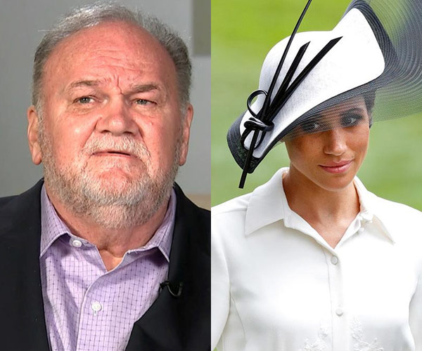 Thomas Markle says Meghan Markle is “terrified” by royal life