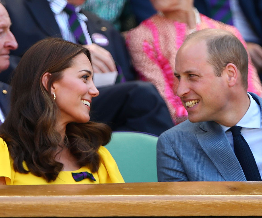 Prince William and Duchess Kate couldn’t look more smitten as they attend Wimbledon men’s finals