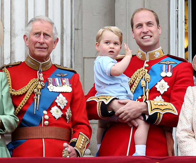Three for the price of one! Unseen photo of Prince Charles, Prince William and baby Prince George