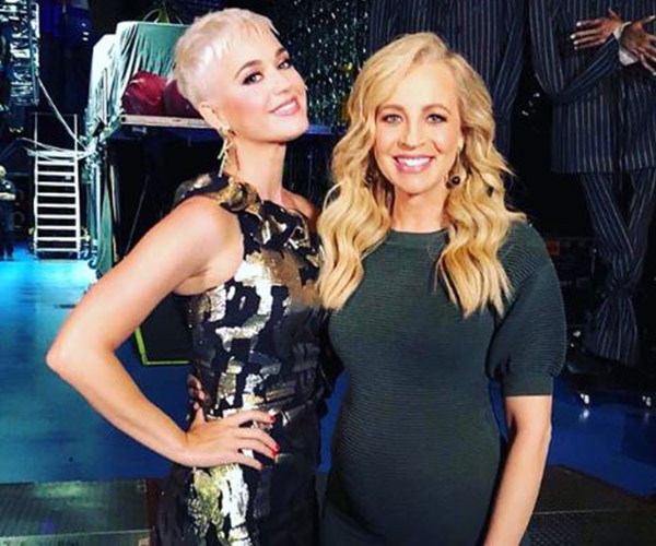 Carrie Bickmore and Katy Perry