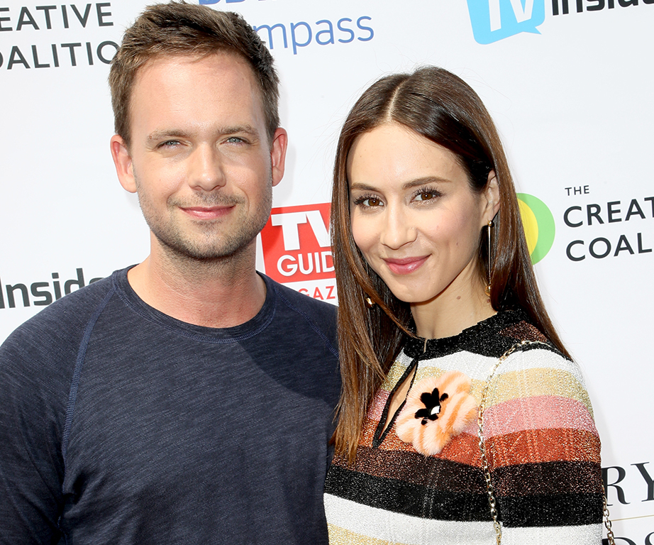 Suits baby on the way! Patrick J. Adams and Troian Bellisario are expecting their first child