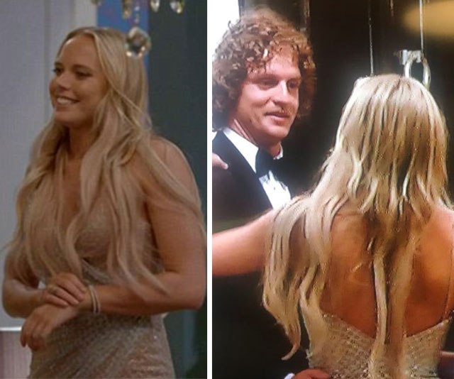 The Bachelor Cassandra Wood's hair extensions