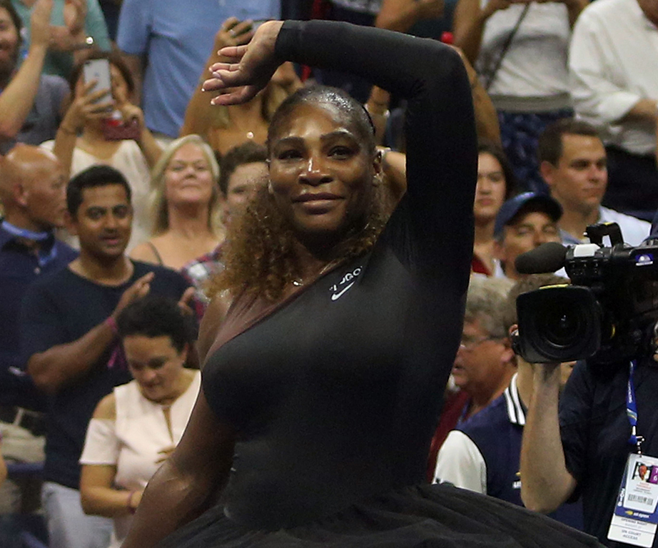 Serena Williams US Open: Tennis star swaps controversial catsuit for designer tutu to win first round