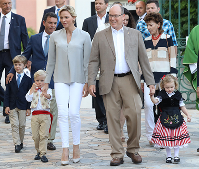 Monaco’s adorable royal twins Prince Jacques and Princess Gabriella steal the show!