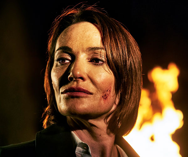 Sarah Parish is outstanding as a conflicted cop in UK crime drama Bancroft