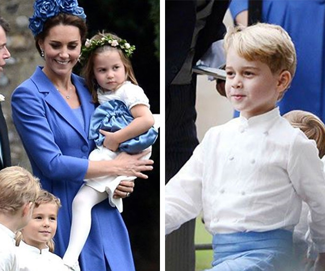 Prince George and Princess Charlotte melt hearts in bridal party at friend’s wedding