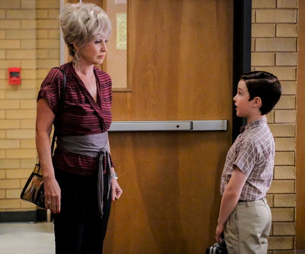 Young Sheldon stars Iain Armitage and Annie Potts are quite the pair on and off-screen