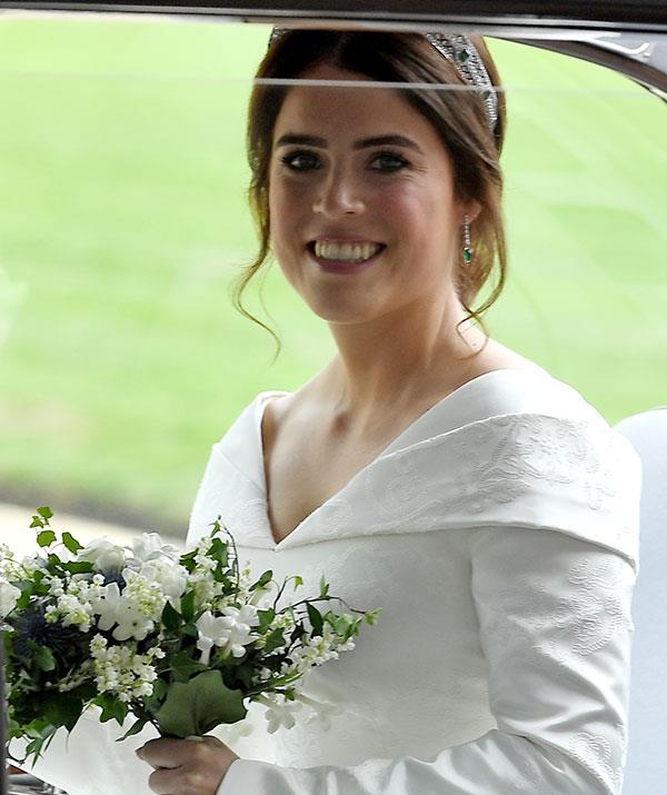 Princess Eugenie had another wedding outfit you didn’t see, and it was truly blinging