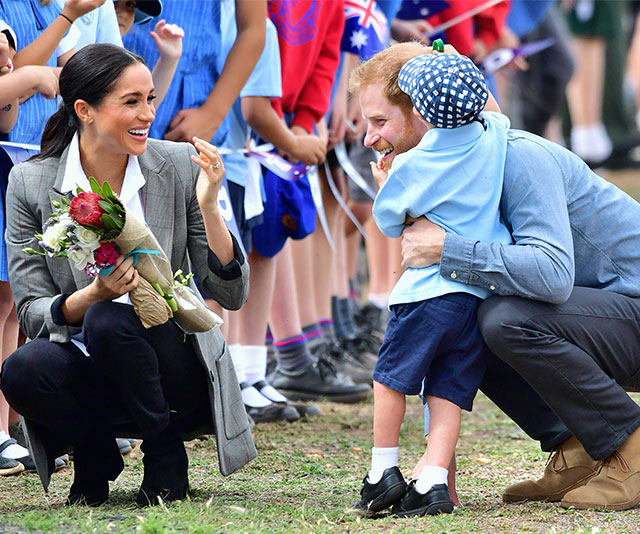 When Prince Harry met Luke! Young Dubbo local charms the royals