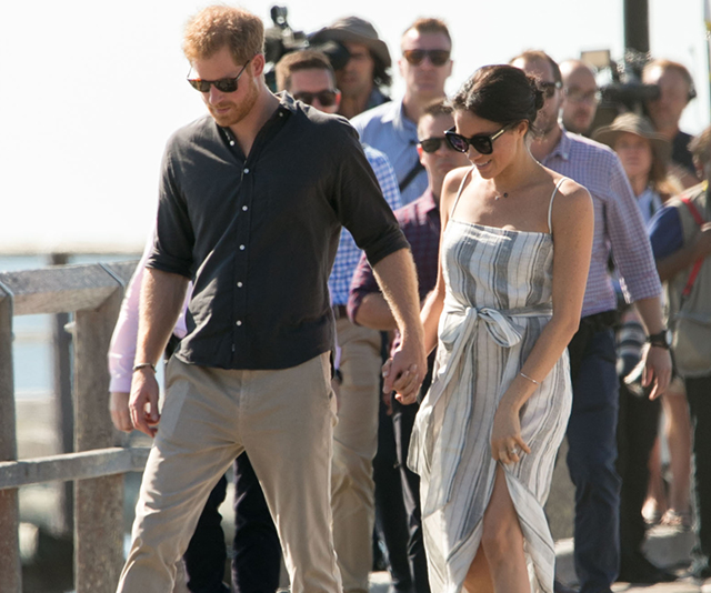 Duchess Meghan rejoins Prince Harry on the Royal Tour in Fraser Island