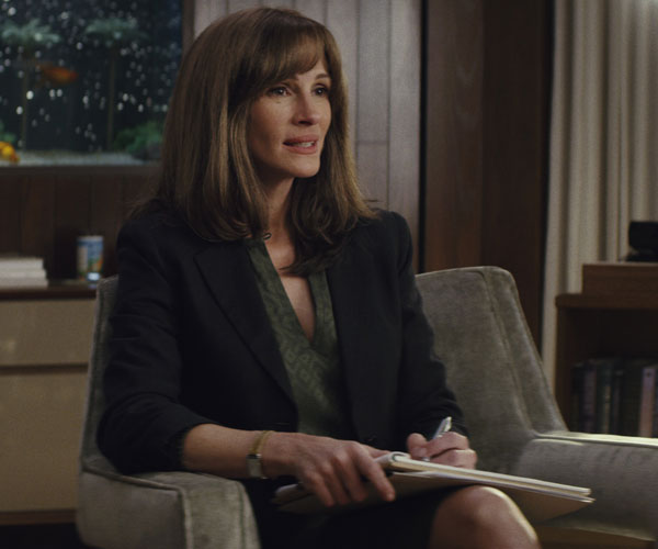 Homecoming: Julia Roberts proves to be a big star on the small screen in her first major TV role
