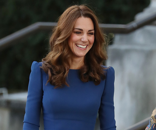 Glowing Duchess Catherine steps out in another recycled dress