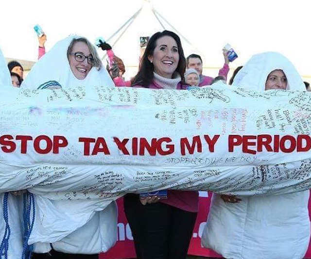 Tampon tax removed