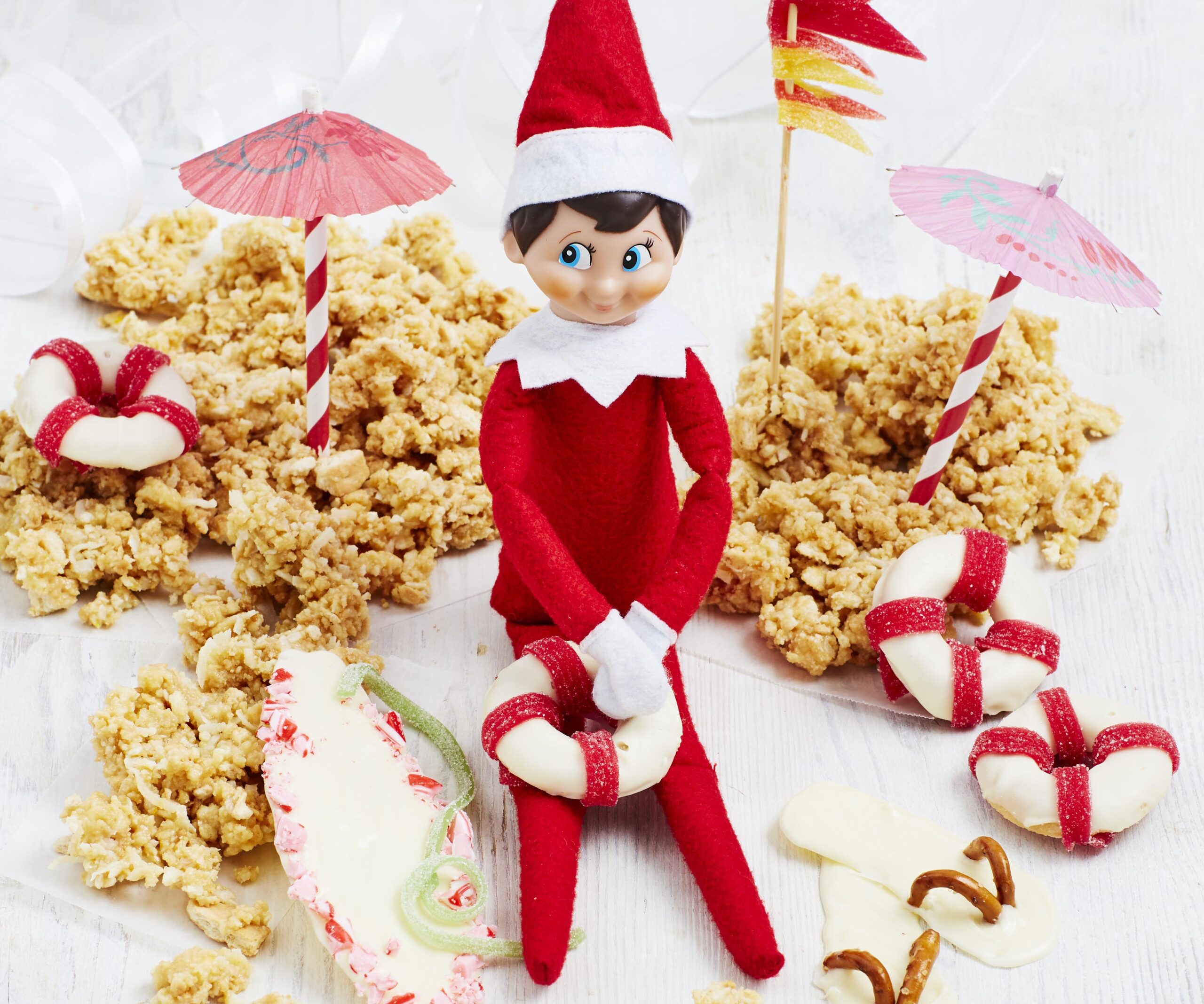 A very Elfy Christmas! We’ve given Elf on the Shelf an edible makeover