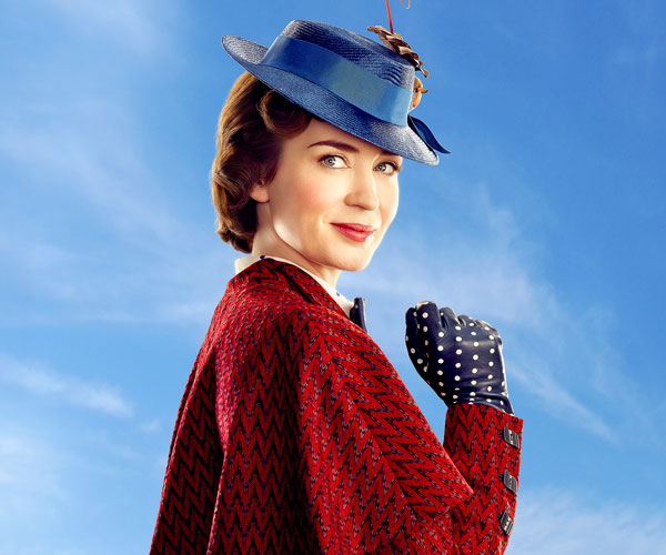 Emily Blunt takes over from Julie Andrews in Mary Poppins Returns – and she’s practically perfect in every way!