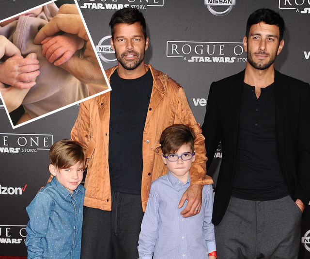 Ricky Martin has surprised fans with the arrival of a baby girl