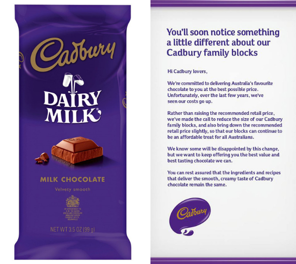 Cadbury shrinks family-size chocolate blocks again and consumers are outraged